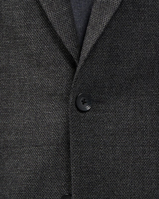 Jack Victor Charcoal Wool Stretch Pique Hampton Blazer Charcoal 5 2253