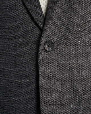 Jack Victor Charcoal Wool Stretch Pique Hampton Blazer Charcoal 3 6501