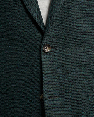 Jack Victor Emerald Green Wool Stretch Pique Hampton Sport Jacket Green 5 6331