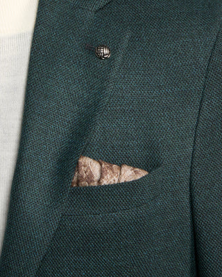 Jack Victor Emerald Green Wool Stretch Pique Hampton Sport Jacket Green 6 6330
