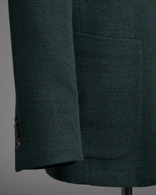 Jack Victor Emerald Green Wool Stretch Pique Hampton Sport Jacket Green 7 6329