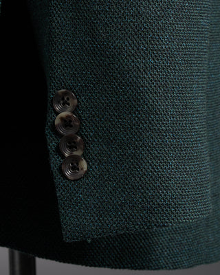 Jack Victor Emerald Green Wool Stretch Pique Hampton Sport Jacket Green 8 6328