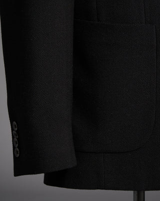 Jack Victor Black Hopsack Comfortwear Hampton Fit Blazer Black 10 6342
