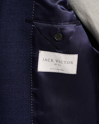 Jack Victor Navy Hopsack Comfortwear Hampton Fit Blazer Navy 11 6534