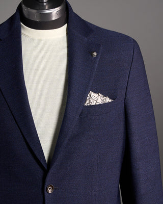 Jack Victor Navy Hopsack Comfortwear Hampton Fit Blazer Navy 5 6536