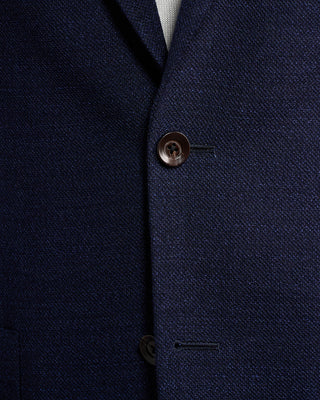 Jack Victor Navy Hopsack Comfortwear Hampton Fit Blazer Navy 6285