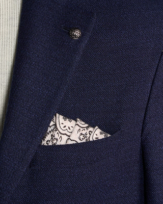 Jack Victor Navy Hopsack Comfortwear Hampton Fit Blazer Navy 7 6533