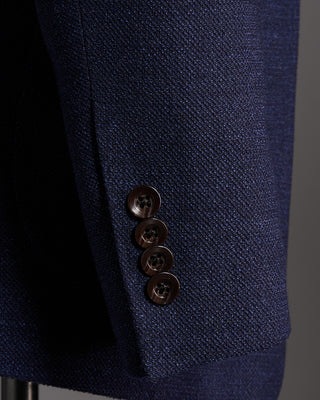 Jack Victor Navy Hopsack Comfortwear Hampton Fit Blazer Navy 9 6530