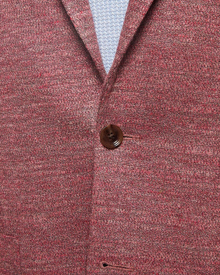 Jack Victor Slub Knit Hampton Jersey Soft Jacket Berry 3 1629