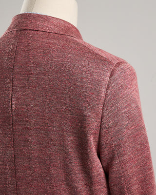 Jack Victor Slub Knit Hampton Jersey Soft Jacket Berry 7 1632