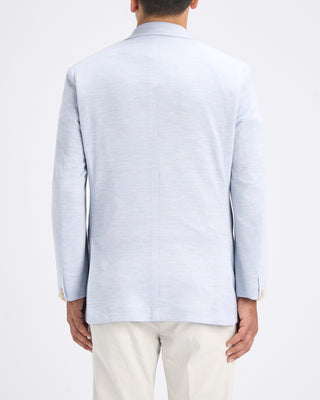 Jack Victor Loro Piana Capolavoro Knit Jersey Soft Jacket Light Blue 12 10880