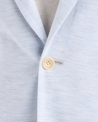 Jack Victor Loro Piana Capolavoro Knit Jersey Soft Jacket Light Blue 4 10882