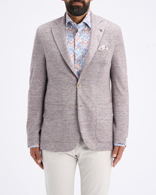 Jack Victor Loro Piana Summertime Knit Jersey Soft Jacket Mauve 3 11344