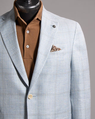 Jack Victor Wool Silk Linen summertime Sport Jacket Light Blue 3 9972