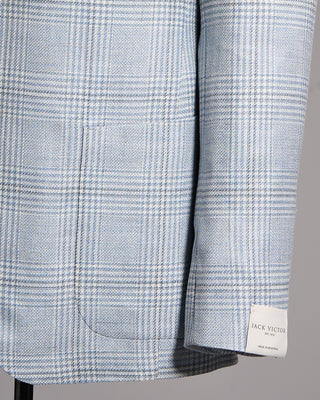 Jack Victor Wool Silk Linen summertime Sport Jacket Light Blue 6 9975