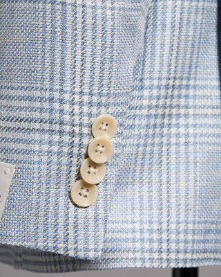 Jack Victor Wool Silk Linen summertime Sport Jacket Light Blue 7 9976