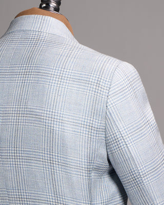 Jack Victor Wool Silk Linen summertime Sport Jacket Light Blue 9 9977