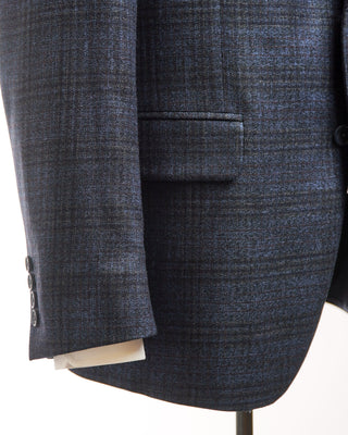 Coppley Navy  Brown Boucle Check Sport Jacket Blue  3