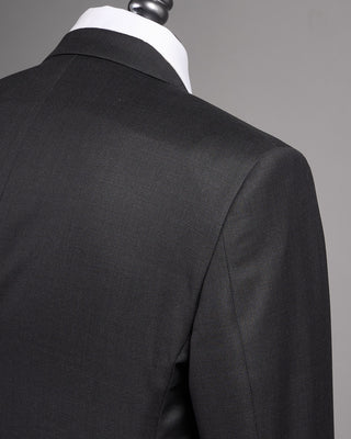 Coppley Super 120s Wool Charcoal Nailhead Suit Charcoal 13 2644