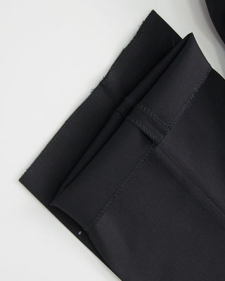 Coppley Cade Super 100S Black Wool Pants Black 1