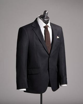 Coppley Nailhead Two Tone Suit Charcoal 20 10045