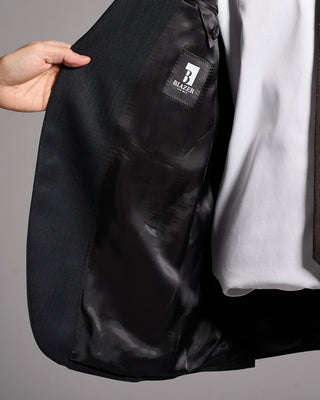 Coppley Nailhead Two Tone Suit Charcoal 29 10052