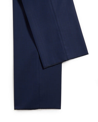 Coppley Angelico Platinum140stonal Herringbone Suit Cobalt Blue 4 8742