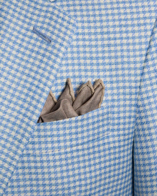 Reda Wool & Linen Check Sports Jacket