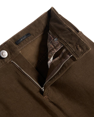 Alberto Brushed Cotton 5 Pocket Trousers 2681