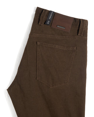Alberto Brushed Cotton 5 Pocket Trousers 2686