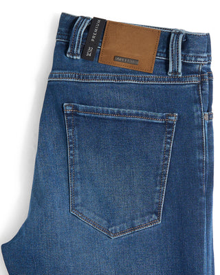 Alberto Mid Blue Washed Denim Jean 2665