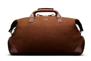 Bennett Winch The Suede Weekender Brown 1