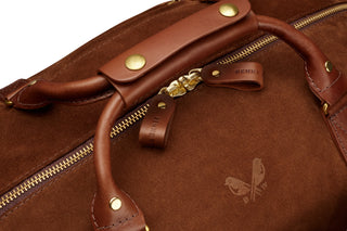 Bennett Winch The Suede Weekender Brown 9