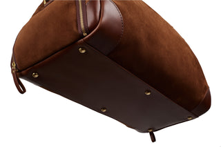 Bennett Winch The Suede Weekender Brown 11