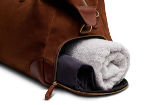 Bennett Winch The Suede Weekender Brown 7