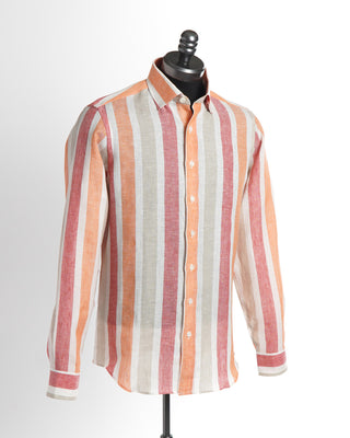 Blazer For Men by Royal Shirt Bold Bars Linen Shirt 