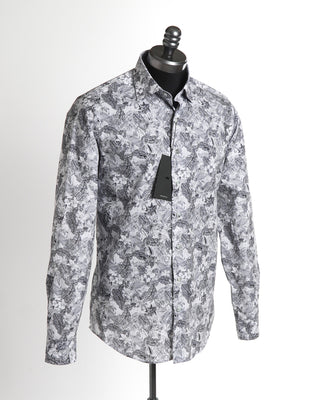 Blazer For Men by Royal Shirt Vintage Foliage Pattern Linen Shirt