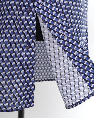 Blazer For Men by Royal Shirt Watercolour Abstract Short Sleeve Cotton Shirt 