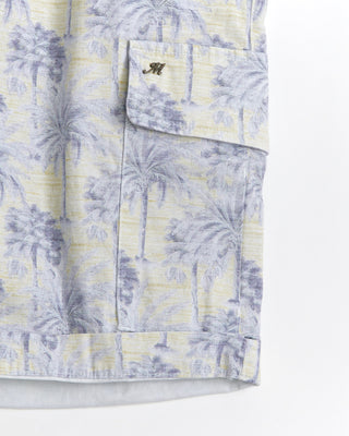 Mason's 'Chile' Palm Tree Cotton Stretch Cargo Shorts
