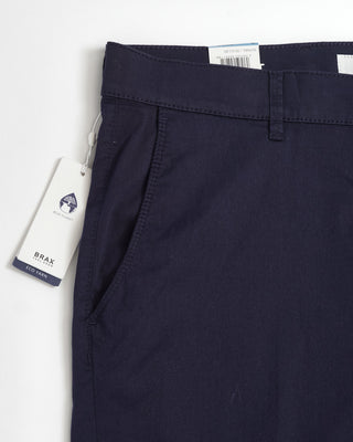Brax Navy Ultralight Cotton Stretch Short Pocket