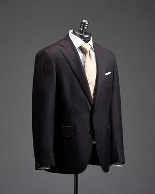 Canali Super 130S Navy Check Suit 4976