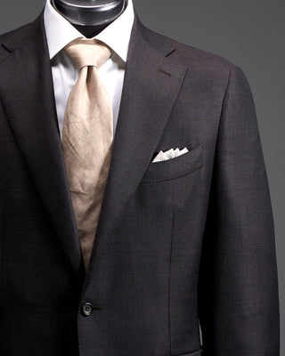 Canali Super 130S Navy Check Suit 4977