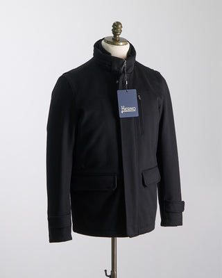 Herno Wool/Cashmere Field Jacket Black 2373