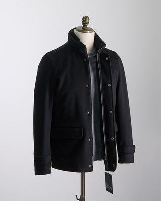 Herno Wool/Cashmere Field Jacket Black 2374