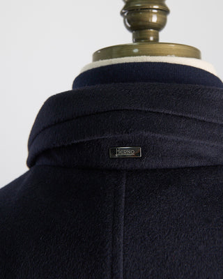 Herno Wool/Cashmere Field Jacket Navy 1234