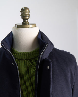 Herno Wool/Cashmere Field Jacket Navy 1235