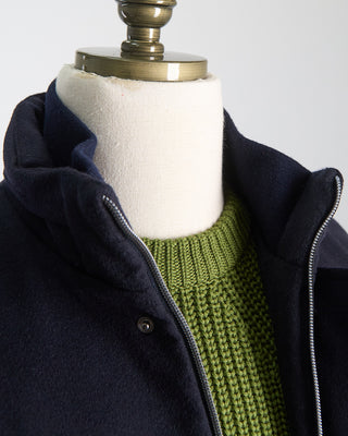 Herno Wool/Cashmere Field Jacket Navy 1236