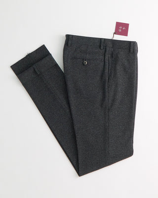 Echizenya Knit Puppytooth Stretch Pant / Charcoal 