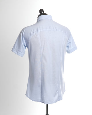 Desoto Light Blue Short Sleeveim Stretch Jersey Shirt 