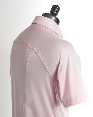 Desoto Pink Short Sleeve Contrast Trim Jersey Shirt